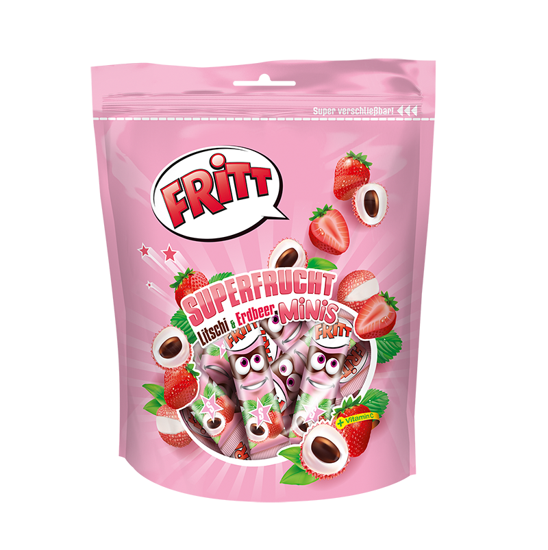 FRITT Superfrucht Minis Litschi&amp;Erdbeer 140g | FRITT Online Shop ...